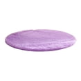 thumbnail image 2 of D-GROEE Floor Rug Fluffy Round Long Hair Solid Color Good Moisture Absorption Decoration Washable Living Room Bedroom Rug Household Stuff, 2 of 3