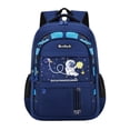 thumbnail image 5 of GobdXE Back To School Unisex Student Astronaut Space Print Backpack Multi Pocket Water Resistant Daily Daypack Size:Small Size, 5 of 5