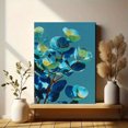 thumbnail image 6 of Eucalyptus Botanical Canvas Art, Blue Tone Floral Print, Modern Home Wall Decor, 6 of 8