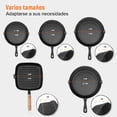 thumbnail image 2 of Juego de 5 Sartenes de Hierro Fundido, Cast Iron Skillet con Espátula y Guantes, Cacerolas de Hierro Fundido Antiadherentes, Ideal para el hogar, la cocina y el camping, 2 of 8