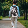 thumbnail image 3 of Uorisanigo 17 inch Baseball Pattern Backpack Schoolbags for Kids Lightweight Boys Girls Backpack Sports Casual Daypack with Adjustable Padded Straps for Elementary Kindergarten, 3 of 7