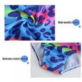 thumbnail image 2 of Xmarks Girls Tie Dye Long Sleeve Leotard for Ballet Dance Gymnastics Toddler Kids Blue 3-4Y, 2 of 7