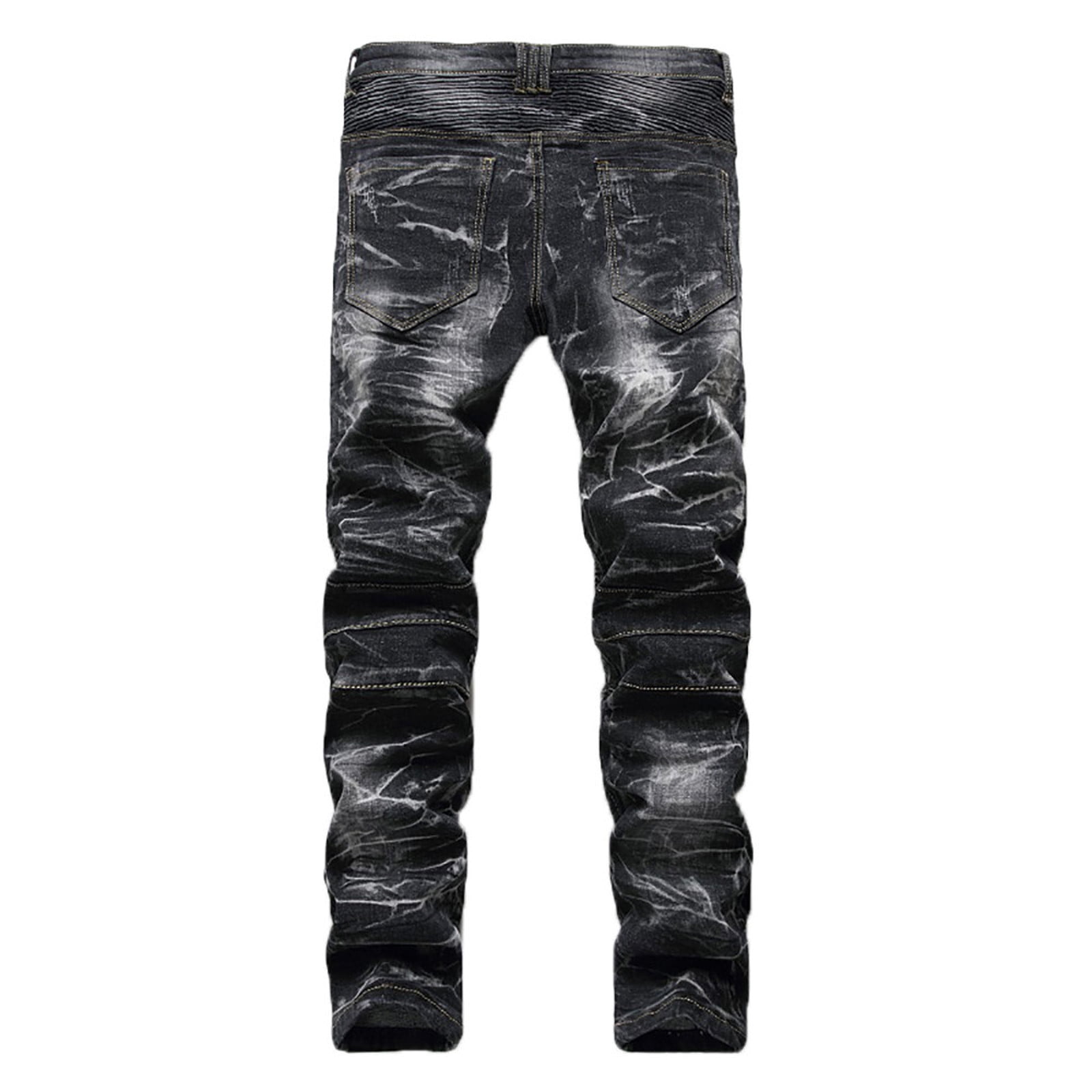 Pantalon noir déchiré hotsell