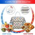 thumbnail image 4 of Colorful Princess Flower Fairy Pattern Womens Lunch Box for Work,Insulated Large Lunch Bag for Tween and Teen,Loncheras Para Mujer,Leakproof Adult Lunch Bag for Work,Beach,Travel,Picnic,Camping, 4 of 7