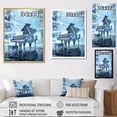 thumbnail image 4 of Designart "Frozen Forte Of The Winter Piano" Music Floater Framed Wall Art Prints, 4 of 5