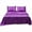 Purple, variant on shyuyusa Satin Sheets Queen Size Bed Set, Luxury Soft Silky Sheets For Hair And Skin,Silk Bed Sheets Set