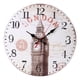 thumbnail image 1 of Reloj de pared de madera silencioso de 30 cm/12 pulgadas, sin tictac, de cuarzo decorativo, alimentado por pilas E, 1 of 7