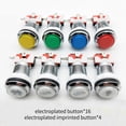 thumbnail image 2 of Matsuzay Arcade Joystick Kit Firm Gumball Light Botón de respuesta PC USB Resistente Suministros de entretenimiento Transmisión Videojuegos y accesorios, 2 of 6