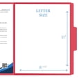 thumbnail image 6 of File Folders, 1/3 Cut Top Tab, Letter Size, Perfect for Organizing Documents in File Drawers, Box of 100 (Red), 6 of 9