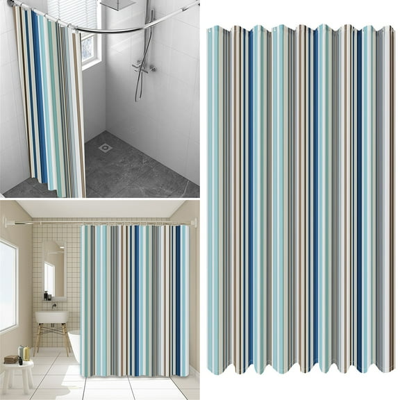 1X Shower Curtain Fabric Shower Curtain or Polyester Soft Cloth & Hotel Quality Machine Washable White Shower Curtain Liner for Bath Tub Shower Curtain