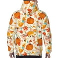 thumbnail image 7 of Salouo Pumpkin Fall Pears Pattern Men's Fall Hoodie Sweatshirt,Sport Hoodie with Pockets for Men Pullover Casual Hooded Sweatshirt-X-Large, 7 of 7