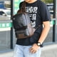 thumbnail image 2 of Vintage Multifunctional Chest Bag Soft Leather Crossbody Shoulder Bag Personalized Student Bag, 2 of 6