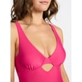 thumbnail image 2 of Time and Tru Women's and Women's Plus Size Underwire One Piece Swimsuit, Sizes XS-3X, 2 of 5