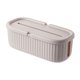 thumbnail image 4 of Caja de gestión de cables, organizador de cables portátil, ocultador de cables Caqui, 4 of 9