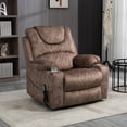 thumbnail image 4 of Sesslife Power Lift Recliner Chair with Massage and Heat for Elderly and Adults, Modern Electric Recliners with Side Pockets and Cup Holders for Living Room, Ergonomic Lounge Recliner Chair, Brown B, 4 of 9