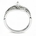 thumbnail image 2 of Women's Ring Engagement Wedding Marquise Set Stainless Steel Ring with AAA Grade CZ in Clear, 2 of 4