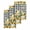 Yellow Black White, variant on Spring Gnomes Kitchen Dish Towels for Drying Dishes Set of 4, Botanical Budding Sunflowers Buffalo Plaid Waffle Weave Microfiber Hand Tea Bathroom Towels Quick Dry & Absorbent Towel 12x12