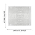 thumbnail image 3 of CookMate Reflective Window Sun Shade,23.62x39.37in Double-Sided Foil Insulation Cover,Light Blocking Thermal Curtain for Bedroom Balcony Office, 3 of 6