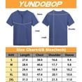 thumbnail image 7 of Taigaofy Men's Henley Shirt Classic Short Sleeve Lightweight Button Slim Fit T-Shirt Casual Top Orange XL, 7 of 7