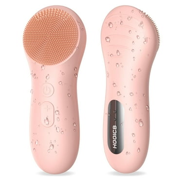 HOOICB Facial Cleansing Brush, Waterproof Silicone Electric Cleansing Brush, 6 Adjustable Intensity