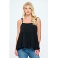 thumbnail image 2 of Tiered Sleeveless Top with Adjustable Straps, 2 of 4