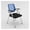 Blue_Without writing board, variant on Mesh Guest Reception Chair with Tablet Arm,Foldable Desk Chairs Conference Room Chair Stack Chairs for Office Conference School Waiting Room