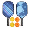 thumbnail image 1 of DEWIN Pickleball Paddle Fibra de Vidrio Mejora el Rebote Alivia los Codos Absorbe la presión Sudor Pickleball Accesorio, 1 of 5