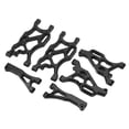 thumbnail image 3 of Juego de brazos de suspensión RC Brazos oscilantes delanteros traseros de aleación de aluminio con rótula para ARRMA 1/7 LIMITLESS para INFRACTION 6S para TYPHON 6S 1/8 RC Car Negro, 3 of 12