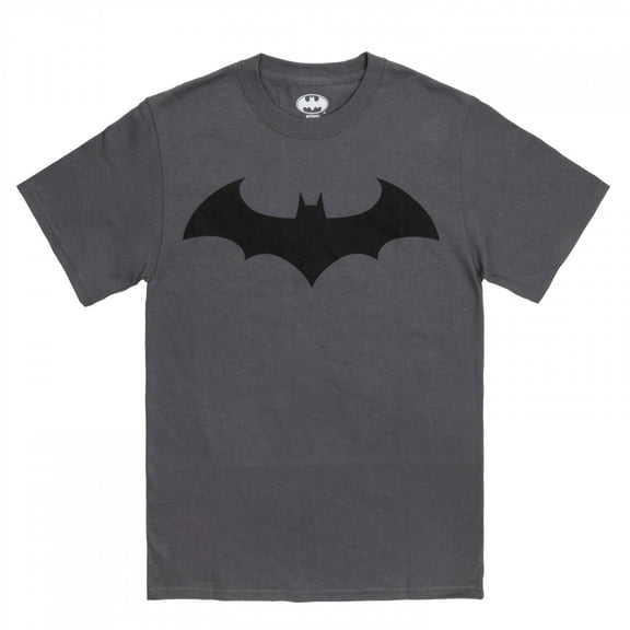 Batman Men's Hush Logo T-shirt Small Gray