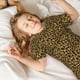 thumbnail image 5 of Balery Gold Glitter Leopard Conjunto de Pijama Infantil de Manga Corta con Estampado – Ropa de Dormir de Algodón Suave-Large, 5 of 6