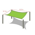 thumbnail image 3 of Clearance!SDJMa Rectangle Sun Shade Sail 6 X 6 Ft UV Block Sunshade Canopy Breathable Awning Cover for Outdoor Patio Deck Garden Lawn Yard, 3 of 6