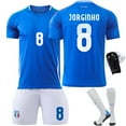 thumbnail image 4 of 2425 UEFA European Championship Italian Football Shirt, Number 14, Chiesa 18, Barella 3, Di Marco Home No. 8+Sock Protection S code/Home No. 3+Sock Protection, 4 of 4