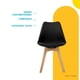 thumbnail image 4 of Set 4 Sillas acojinadas negro L Elly Decor E-SACWH, 4 of 8