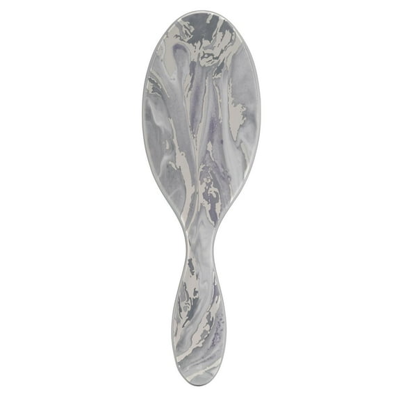 Wet Brush Cepillo desenredante original, mármol metálico, plateado, todo tipo de cabello, cerdas Int