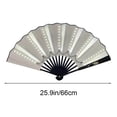 thumbnail image 2 of Holographic Folding Clap Fan for Line Dancing | Foldable Kung Fu Martial Arts Dance Fan | Colorful Lightweight Durable | Party Dance Performance Gift | 1 Pack, 2 of 6