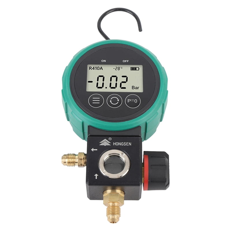 Digital HVAC Gauge Timed Shutdown Ergonomic Hand Wheel Multifunctional Stable HVAC Vacuum Gauge Tester