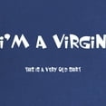 thumbnail image 2 of CafePress - Im A Virgin Maternity T Shirt - Maternity Dark T-Shirt, 2 of 3