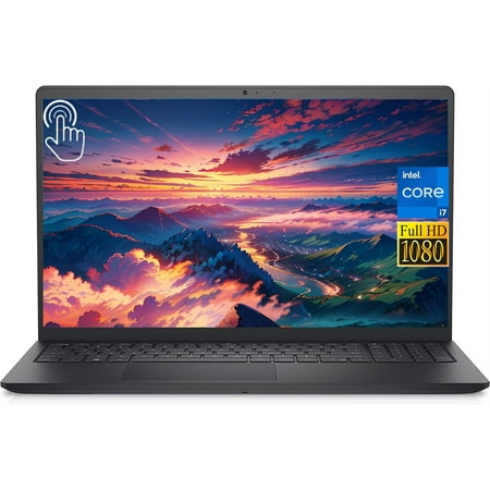 Dell Inspiron 17.3 Laptop, 17.3" FHD Touchscreen Display, 12th Gen Intel Core i7-1355U, 128GB RAM, 16TB SSD, Intel Iris Xe Graphics, Wi-Fi 6, Bluetooth, SD Card Reader, Windows 11 Pro