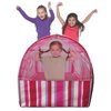 BED TENT-PINK STRIPED TENT