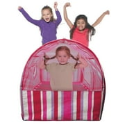 BED TENT-PINK STRIPED TENT