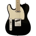 thumbnail image 3 of Sawtooth Black ET Series Left-Handed Electric Guitar with Aged White Pickguard - Includes: Gig Bag, Amp, Picks, Tuner, Strap, Stand, Cable, and Guitar Instructional, 3 of 8
