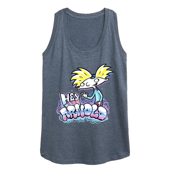 Hey Arnold! - Graffiti Arnold - Women's Racerback Tank Top