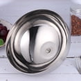 thumbnail image 3 of Tapa de acero inoxidable para filetes, tipo domo para teppanyaki, antisalpicaduras de aceite, utensilio de cocina para restaurantes y hogar (26 cm), 3 of 7
