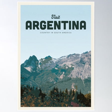 Visit Argentina Poster Wall Art Modern Wall Decor For Living Room Bedroom