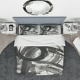 thumbnail image 3 of Designart 'Minimalistic Roller II' Geometric Duvet Cover Set, 3 of 4