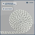 thumbnail image 4 of Five Oceans Boat Anchor Rope 1/2 inch x 200 ft - Marine Premium 3-Strand White Nylon - Ideal for Mooring Anchoring Windlasses Towing - FO4486-M200, 4 of 8