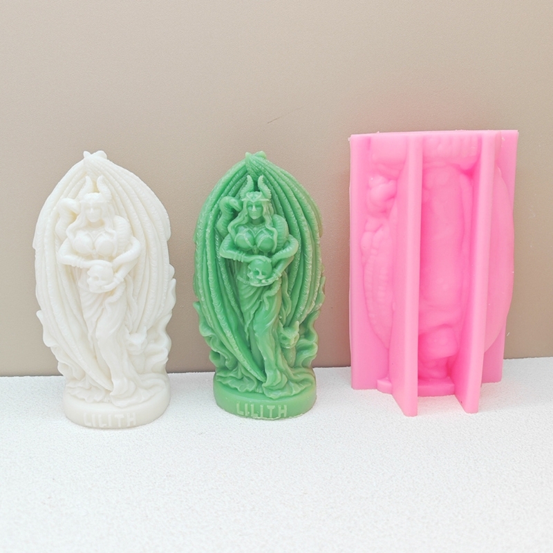 Goddess Shape Silicone Candle Molds Candle Making Supplies Silicone Texture