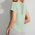 thumbnail image 2 of BOOMNY Women's Short Sleeve Workout Tshirts Crew Neck Breathable Yoga Tshirts Summer Athletic Tee Tops for Women, 2 of 5