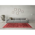thumbnail image 3 of Ahgly Company Indoor Square Oriental Red Traditional Area Rugs, 6' Square, 3 of 4