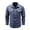 Blue, variant on Fishing Shirts for Men Button Down Long Sleeve Work Shirts with Hidden Zipper Pocket, Quick Dry, Sun Protection, Outdoor Hiking Cargo Shirt